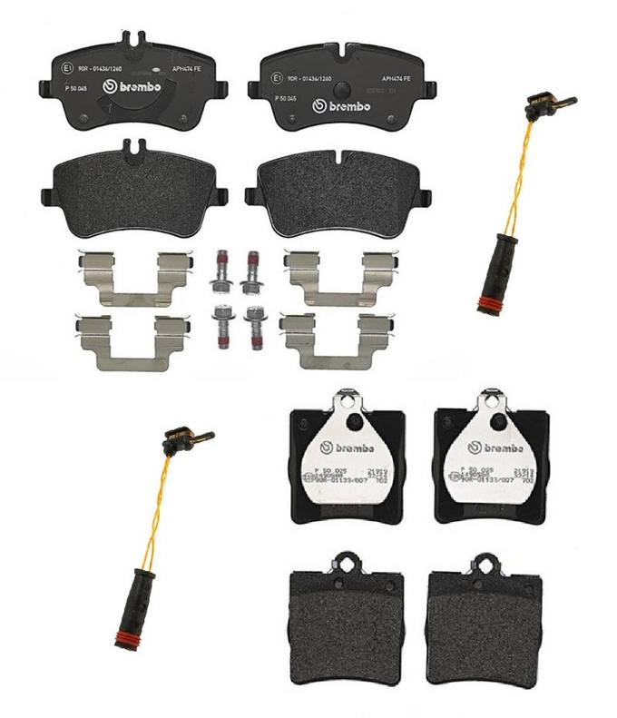 Brembo Brake Pads Kit -  Front and Rear (Low-Met)